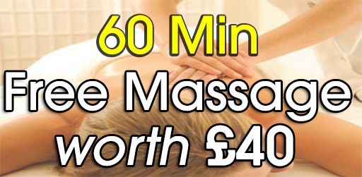 Free massage worth £40!